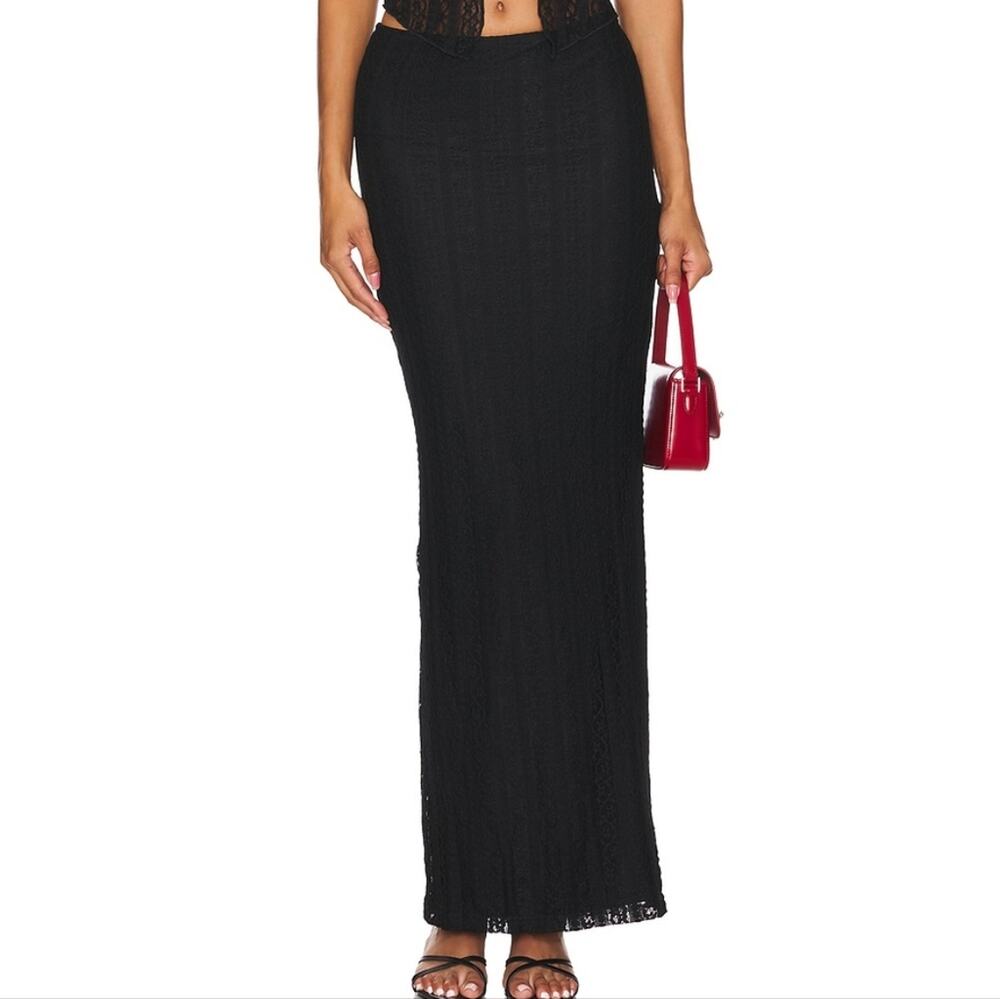 MORE TO COME Lali Maxi Skirt in Black